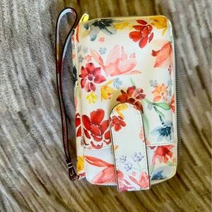 Floral Wristlet Wallet